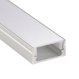 17x8mm 1m 2m Wall mounted flat aluminum profile for DIY led handle lighting and kitchen lighting