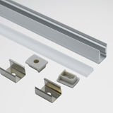 10x13mm 1m 2m Led aluminum profile for led strip lights installed on cabinet or cupboard