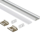 14x7mm Led aluminum channel holder bar profile for cabinet closet led strip light 1m 2m