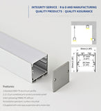 35x35mm Aluminium Linear Light Premium Architectural Lighting for Offices Retail & Homes